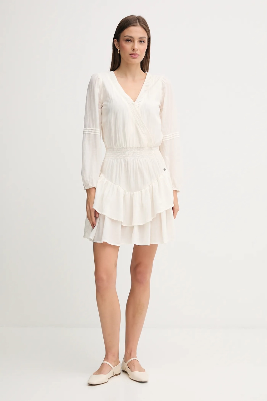 Šaty Pepe Jeans béžová barva, mini, PL9537702