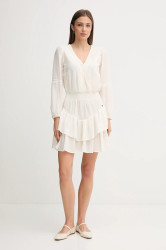 Šaty Pepe Jeans béžová barva, mini, PL9537702