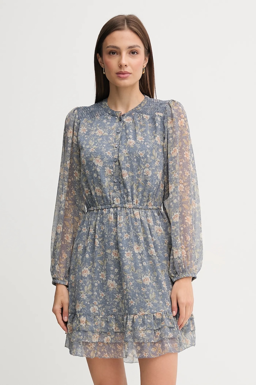 Šaty Pepe Jeans modrá barva, mini, PL9537690