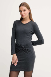 Šaty Pepe Jeans šedá barva, mini, přiléhavé, PL9537725