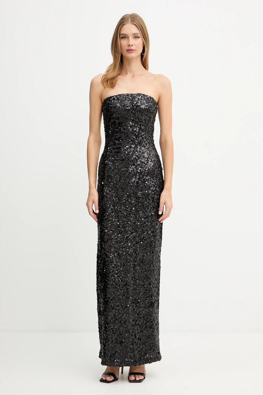 Šaty Pinko černá barva, maxi, přiléhavé, 105527 A2Q4