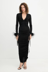 Šaty Pinko černá barva, maxi, přiléhavé, 105780 A2GS
