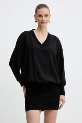 Šaty Pinko černá barva, mini, 105808 A2QW