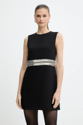 Šaty Pinko černá barva, mini, 105956 A2YH