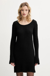 Šaty Pinko černá barva, mini, přiléhavé, 105301 A2N7