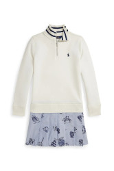 Šaty Polo Ralph Lauren bílá barva, mini, 313970998001