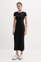 Šaty Puma černá barva, midi, 632140