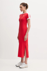 Šaty Puma červená barva, midi, 632140