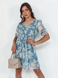 Šaty RIVIERA modré s potiskem