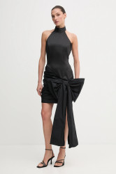 Šaty Rotate černá barva, mini, přiléhavé, 114519100