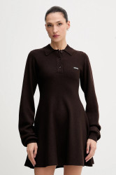 Šaty Rotate hnědá barva, mini, 1154881667