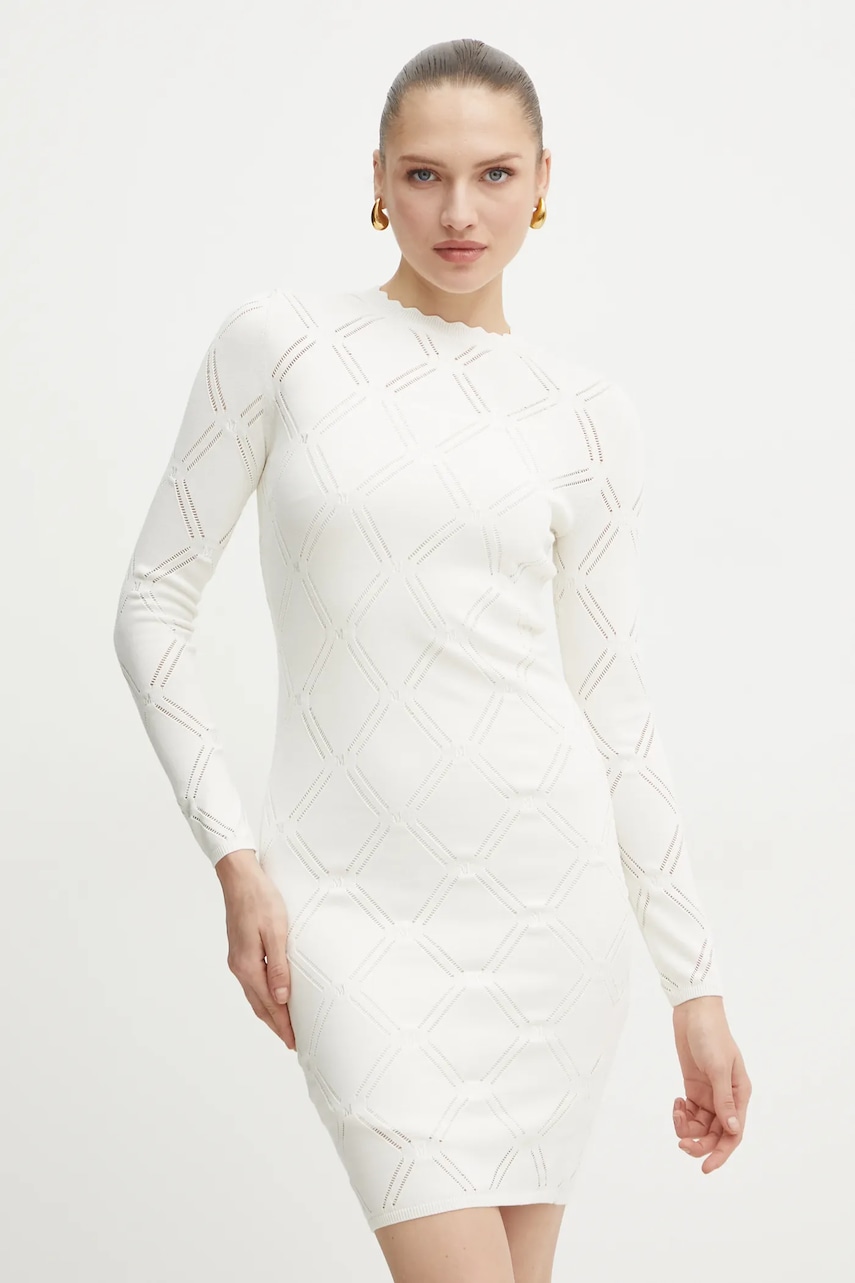 Šaty s příměsí hedvábí Marciano by Guess ANNA