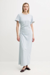 Šaty Samsoe Samsoe SAALBERO šedá barva, maxi, F25200100