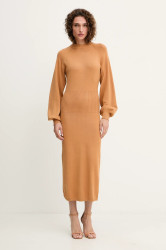 Šaty Silvian Heach AMARAT hnědá barva, maxi, GPA25257VE