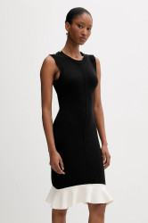 Šaty Silvian Heach ESPINOSA černá barva, mini, přiléhavé, GPA25136VE