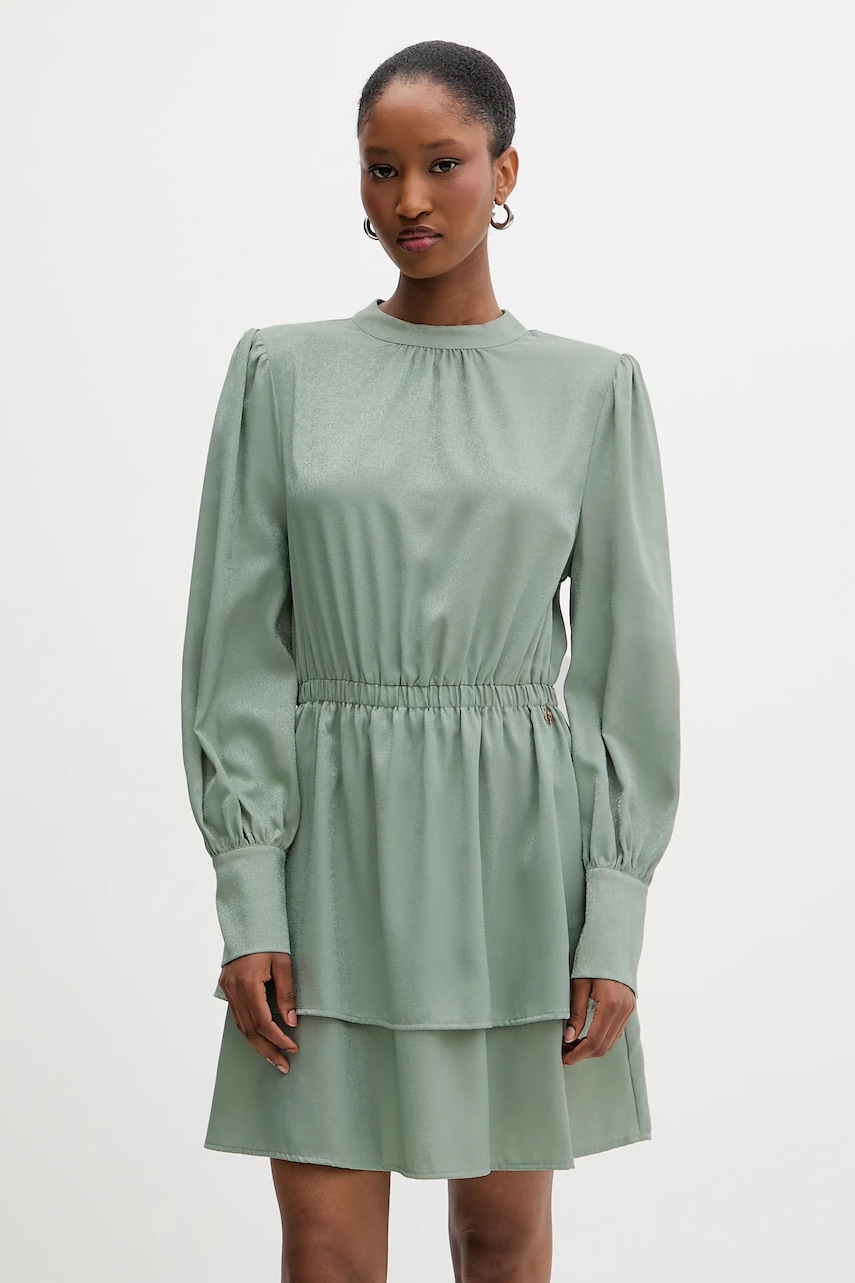 Šaty Silvian Heach FAYIUM zelená barva, mini, GPA25322VE