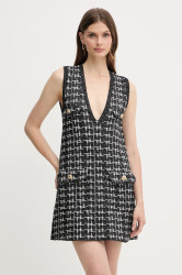 Šaty Silvian Heach ISMET černá barva, mini, GPA25285VE