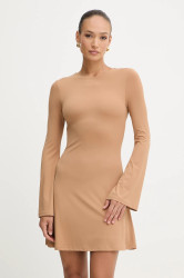 Šaty Silvian Heach KOGHO béžová barva, mini, GPA25449VE