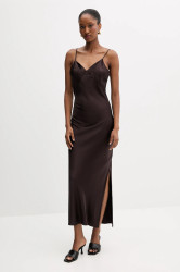 Šaty Silvian Heach MAPHANE hnědá barva, maxi, GPA25532VE