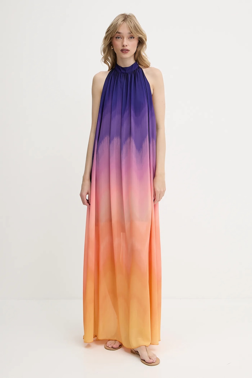 Šaty Silvian Heach URCHIM oranžová barva, maxi, CVP25058VE