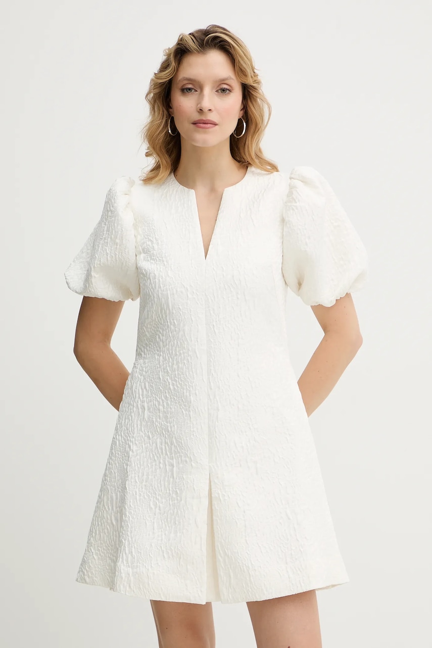 Šaty Stine Goya béžová barva, mini, SG-PS26-D187-2448