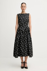 Šaty Stine Goya černá barva, midi, SG-PS26-D199-2451