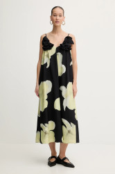 Šaty Stine Goya černá barva, midi, SG-PS26-D207-2450