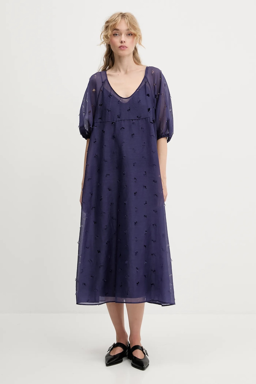 Šaty Stine Goya fialová barva, maxi, SG-PF25-D129-1608