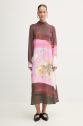 Šaty Stine Goya růžová barva, midi, SG-PS26-D017-2263P