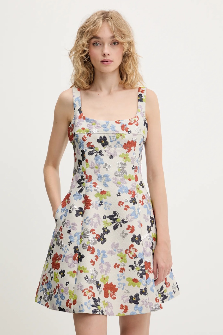 Šaty Stine Goya šedá barva, mini, SG-PF25-D141-2269