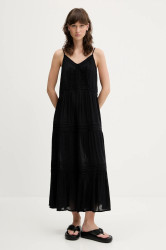Šaty Superdry černá barva, midi, W8011908A-02A