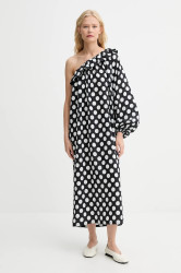 Šaty The Sleeper černá barva, midi, GADR02G097N