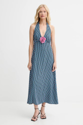 Šaty The Sleeper tmavomodrá barva, maxi, JRDR02G031R