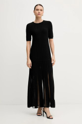 Šaty Tommy Hilfiger černá barva, maxi, WW0WW47675