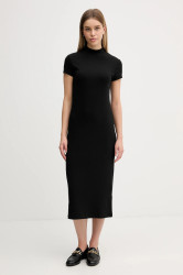 Šaty Tommy Hilfiger černá barva, maxi, WW0WW47860