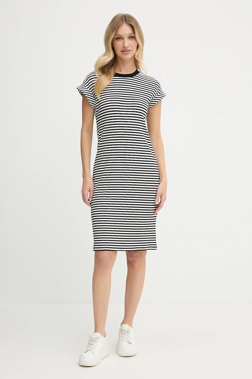 Šaty Tommy Hilfiger černá barva, mini, WW0WW45804