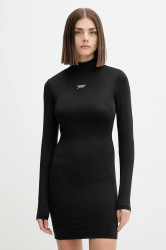 Šaty Tommy Jeans černá barva, mini, přiléhavé, DW0DW21504