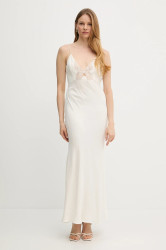 Šaty Twinset béžová barva, maxi, 251TS2013