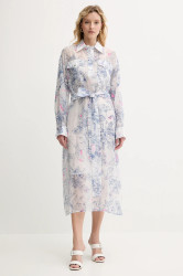 Šaty Twinset bílá barva, midi, 251AQ2092