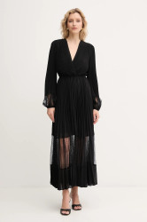 Šaty Twinset černá barva, maxi, 252TP2641