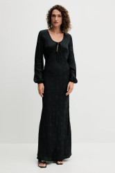 Šaty Twinset černá barva, maxi, 252TT2363