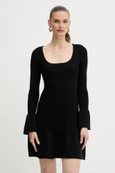 Šaty Twinset černá barva, mini, 252AP3191