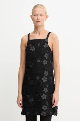 Šaty Twinset černá barva, mini, 252TP2142