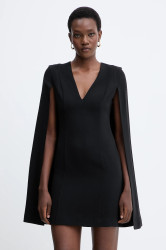 Šaty Twinset černá barva, mini, přiléhavé, 252TT2402
