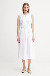 Šaty Twinset červená barva, midi, 251TT2221