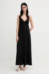 Šaty United Colors of Benetton černá barva, maxi, 3Q225V00Y