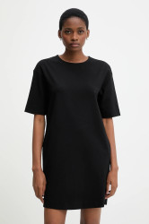 Šaty United Colors of Benetton černá barva, mini, 47CKDV0BW