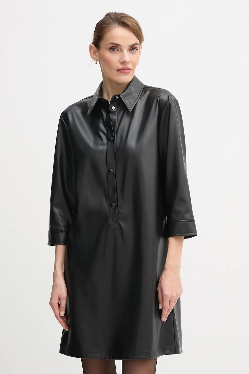 Šaty United Colors of Benetton černá barva, mini, 4M3CDV0BZ