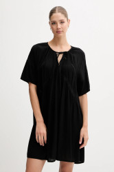 Šaty United Colors of Benetton černá barva, mini, 4VW95V02B