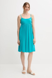 Šaty United Colors of Benetton tyrkysová barva, mini, 4VW95V028